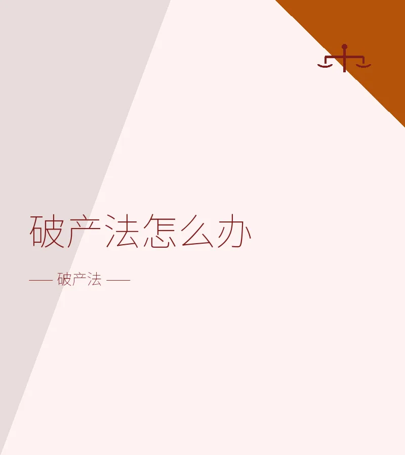 破产法怎么办